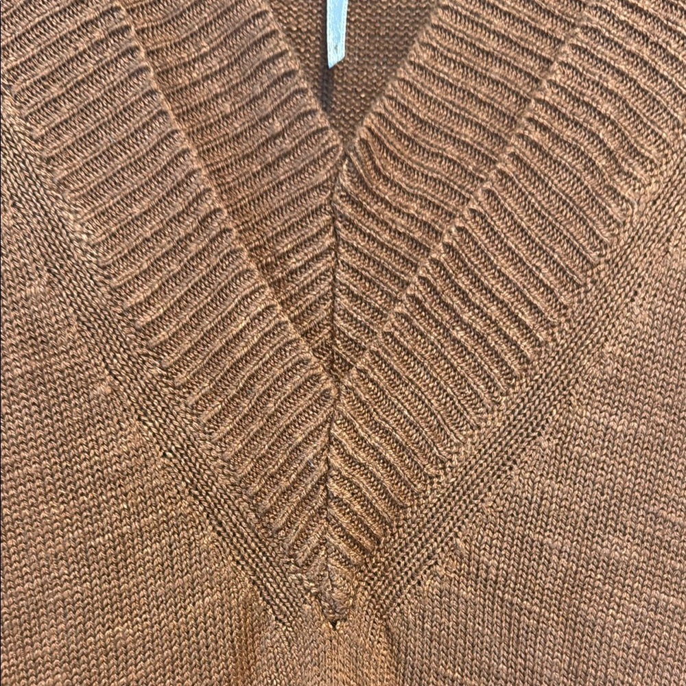 Free People Rust Sleeveless Knit Vest - Picture 10 of 13